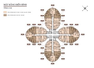 Mặt bằng dự án The Queen 360 Giải Phóng