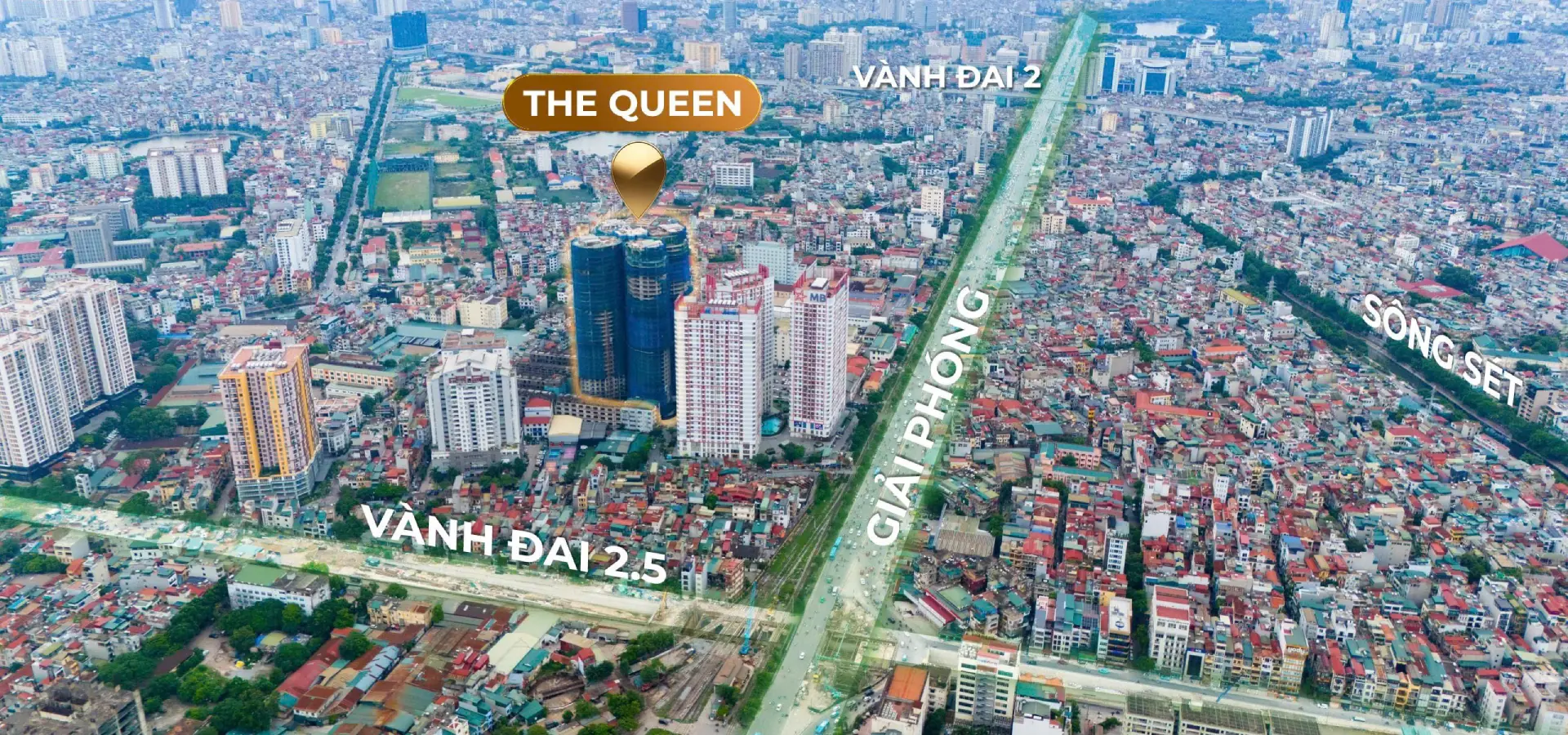 The Queen 360 Giai Phong View