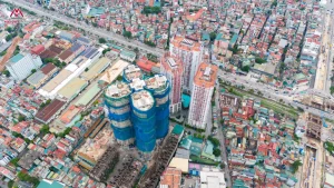 Tiến độ dự án The Queen 360 Giải Phóng